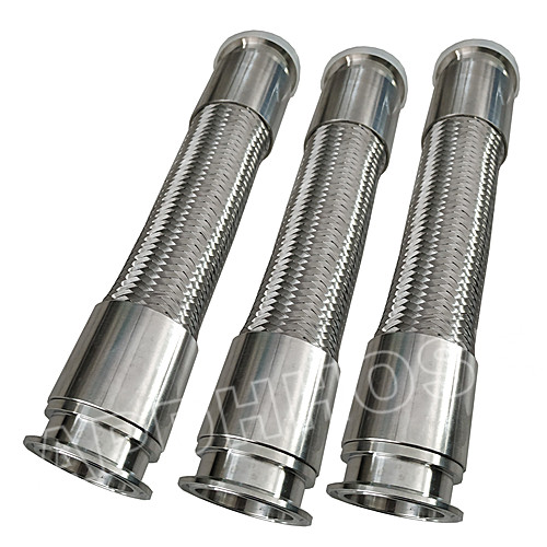 1.5寸快装卡盘不锈钢编织四氟管