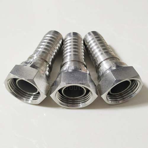 Hydraulic stainless steel hose fittings