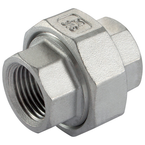 Stainless steel union hose fittings