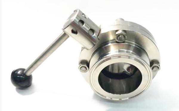 SS316L Tri clamp butterfly valve