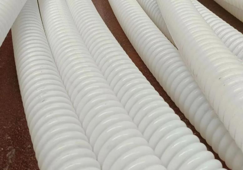 Convoluted ptfe tubing